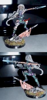 Drow Dark Eldar Lilith the Wych by Methiston