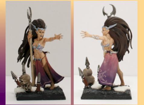 Dark Elf Sorceress by Doc M