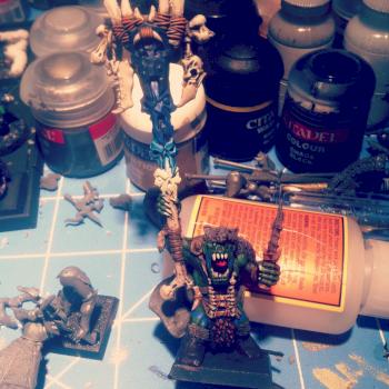 Savage Orc Standard Bearer by gosford