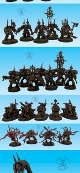 Nurgle Chaos Space Marine Army by Pirate Viking Painting