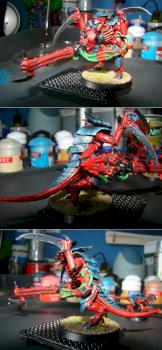 Tyranid Warrior (Hive Fleet Behemoth) by delfincabezon