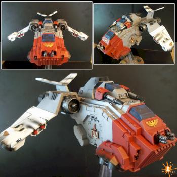 Grey Knight Storm Raven by falconator