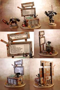 W40K objective marker by La Muse De Khorne