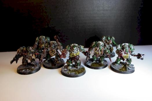 Death Guard Terminators by AgnostosTheos