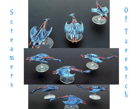 Screamers of Tzeentch by bdypiercinfrk