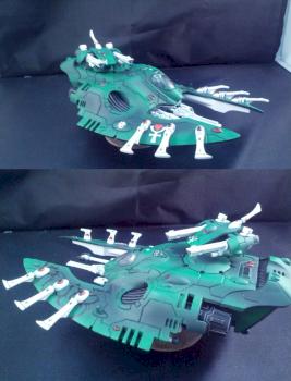 Eldar Biel-Tan Wave Serpent by frankencowx