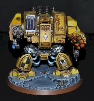Imperial Fists Dreadnaught by miniaturesshop
