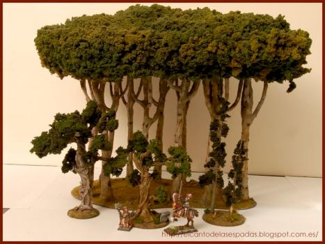 Big forest in a base with a lift off canopy by comi