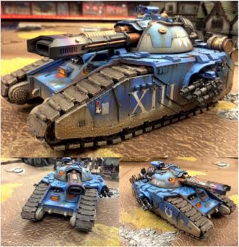 Ultramarines Glaive Super Heavy Tank by HeavyTankBuilder