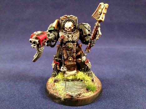40k Dark Angels terminator chaplain by nzd31155