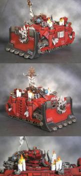 Word Bearers Chaos Space Marine Vindicator - The Mouth of Damnation by TheWarmastersRevenge