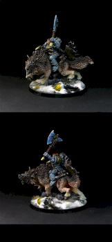 Wolf Lord on Thunderwolf by Modelling Art Studio