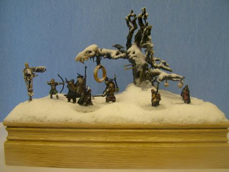 Lord of the Rings Diorama. The Game of the Ring....... Level 10. by mataius