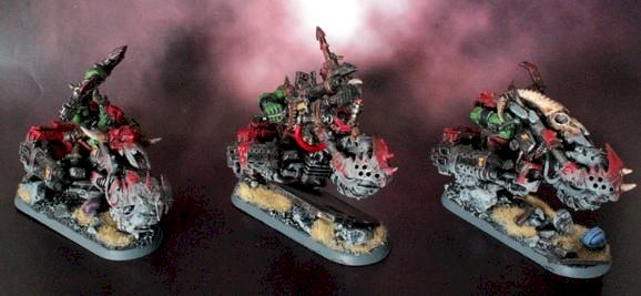 Orks nobs on bike by Wyand