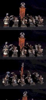 Dwarf Hammerers Squad by Niordd