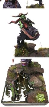 Night Goblin Warboss on Great Cave Squig by .Bragg.