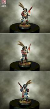 Empire Captain with gory sword. by Hexer