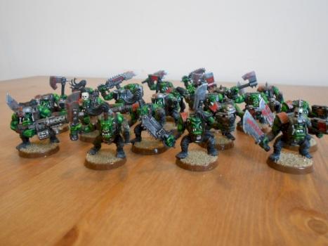 Ork Boyz by B1gAngryAl1en