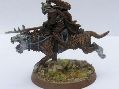 Warg Rider by wolfclaw miniatures
