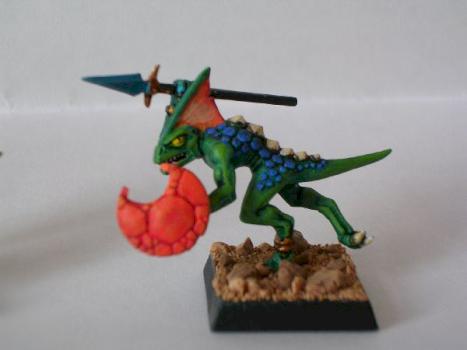 Skink bouclier et lance by atanathorn