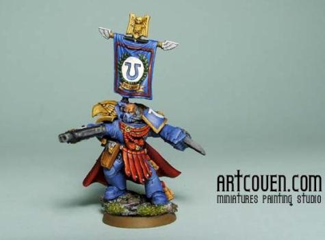 Ultramarines Commander by artcoven