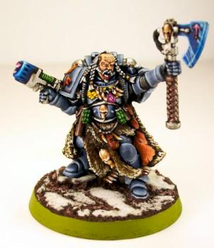 Space Wolf Rune Priest by thecheesefactory