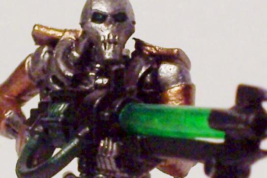 necron warrior front detail by Shua Zane