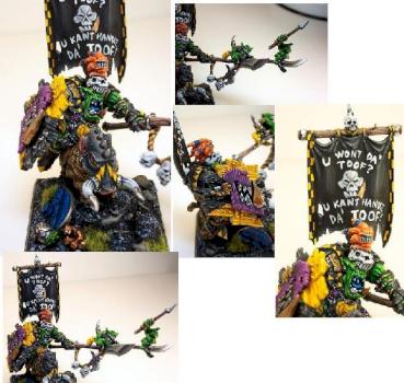 Orc Warboss, Goldtoof by thecheesefactory