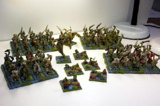 Nurgle Demon Army by thecheesefactory