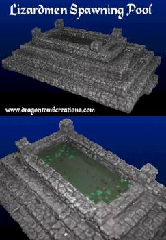 Lizardmen Spawning Pool by DragonTombCreations