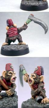 2983 Creepy Familiar Evil Monkey by Jubilee