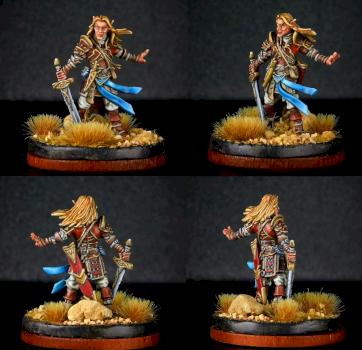 Arael Half Elf Cleric by sagremor1976