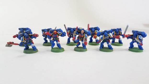 Ultramarine Assault Squad by Tech Mechanic