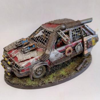 DIY Scratch Build Orc Car from a Skoda Favorit by figurecase