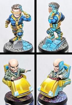 Marvel united X-Men cyclope and professor X by jvick