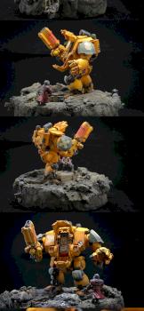 Trench Battle - Primaris Redemptor Dreadnought by Talos