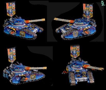 Ultramarines Legion-fell blade super heavy tank by breezezhu90