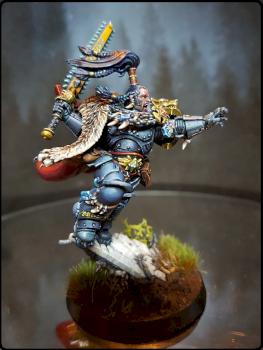 Ragnar Blackmane, Space Wolves Wolf Lord by Ramirez23