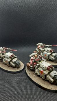 Warhammer 40k White Scars Primaris Outriders by dogparry