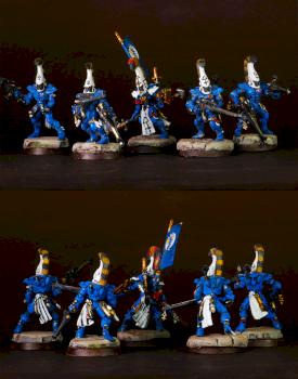Eldar (Aeldari) Dire Avengers by kamiskaminski