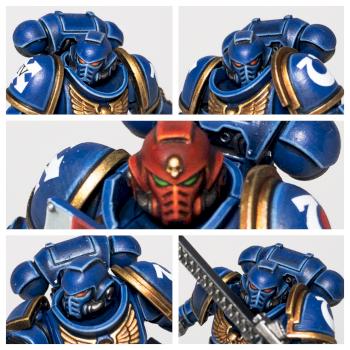 Ultramarine Assault Intercessors - helmets details by lorenzolsp