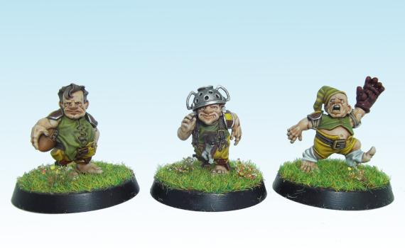 3 x Hobbits Blood Bowl by Haemogoblin