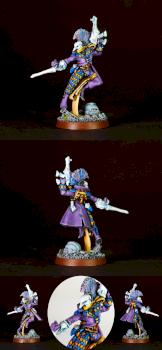 Eldar (Aeldari) Harlequin by kamiskaminski