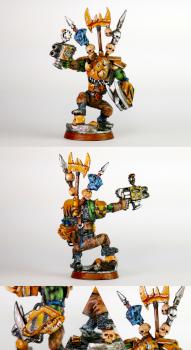 Bad Moons' Ork 'Ard Boyz Nob – Mozdreg “Pigface” by kamiskaminski