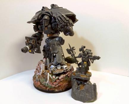 Space wolves Redemptor Dreadnought (conversion) 3 by Ulfhrafn Grim