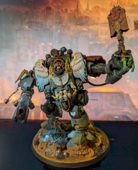 Blood angels Chaplain redemptor Dreadnought by Pioupioutos