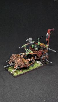 Warhammer Fantasy Orcs & Goblins Ork Boar Chariot by Bauer