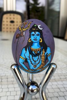 Shiva (Mahadeva) Hindu Easter Egg by kamiskaminski