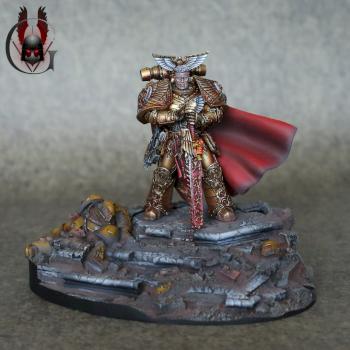 Rogal Dorn, Primarch of the Imperial Fists by Galharen by Galharen