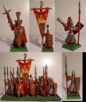 High Elf Spearmen by Paulo Cavalcanti